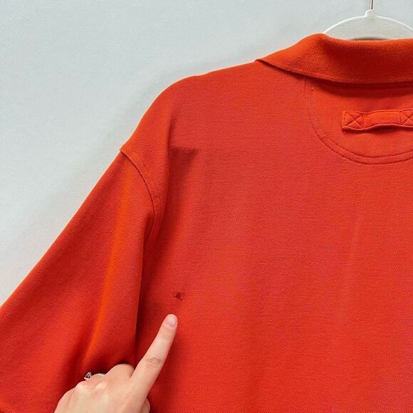 Duluth Trading Co. Polo Shirt Mens XL Orange Short Sleeve Outdoors Pocket Work - Picture 14 of 14
